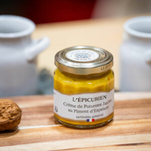 Crème de poivrons jaunes au piment d'espelette 100g